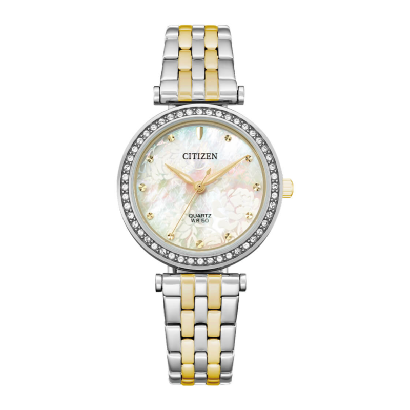 Citizen Analog Watch for Women with Stainless Steel Band, Water Resistant, ER0214-54D, Silver/gold-Silver
Citizen Analog Watch for Women with Stainless Steel Band, Water Resistant, ER0214-54D, Silver/gold-Silver
