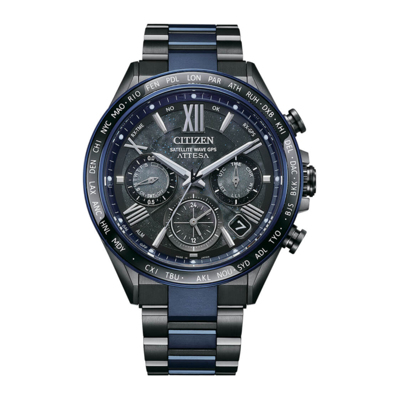 Citizen Analog Watch for Men with Stainless Steel Band, Water Resistant and Chronograph, CC4066-6GE, Blue-Black
Citizen Analog Watch for Men with Stainless Steel Band, Water Resistant and Chronograph, CC4066-6GE, Blue-Black