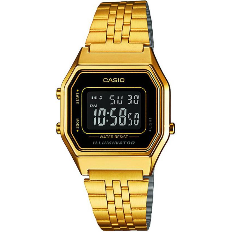 Casio Vintage Series Digital Unisex Watch with Stainless Steel Band, Water Resistant, LA680WGA-1BDF, Gold-Black
Casio Vintage Series Digital Unisex Watch with Stainless Steel Band, Water Resistant, LA680WGA-1BDF, Gold-Black
