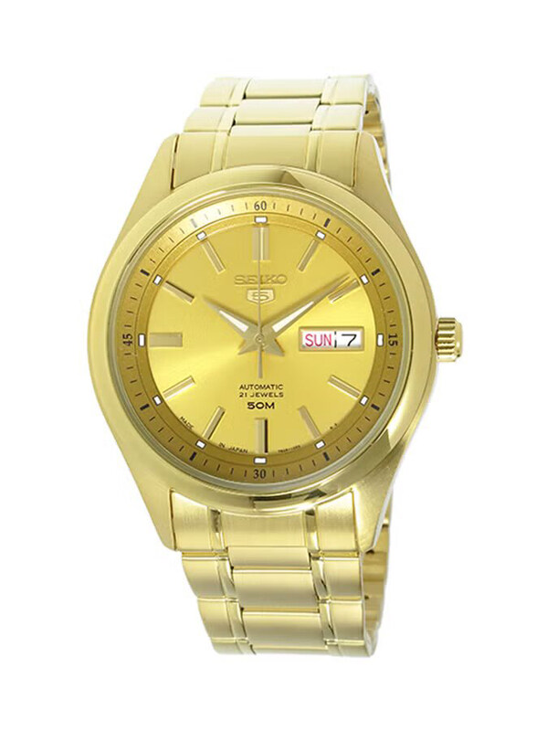 Seiko Analog Watch for Men with Stainless Steel Band, Water Resistant, SNKN96J, Gold
Seiko Analog Watch for Men with Stainless Steel Band, Water Resistant, SNKN96J, Gold