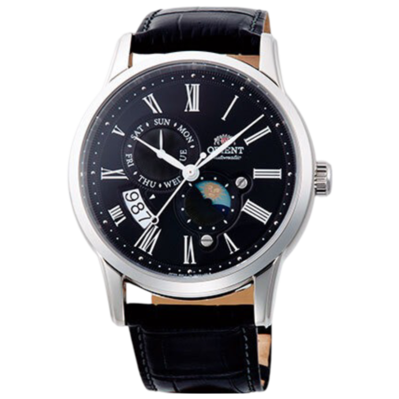 Orient Analog Watch for Men with Leather Band, Water Resistant and Chronograph, OW-RAAK0010, Black-Black
Orient Analog Watch for Men with Leather Band, Water Resistant and Chronograph, OW-RAAK0010, Black-Black