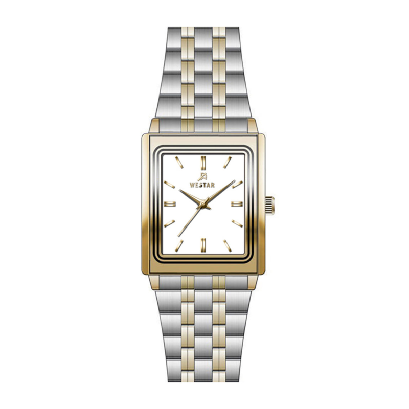 Westar Analog Watch for Women with Stainless Steel Band, Water Resistant, EX6585CBN101, Silver/gold-Gold
Westar Analog Watch for Women with Stainless Steel Band, Water Resistant, EX6585CBN101, Silver/gold-Gold