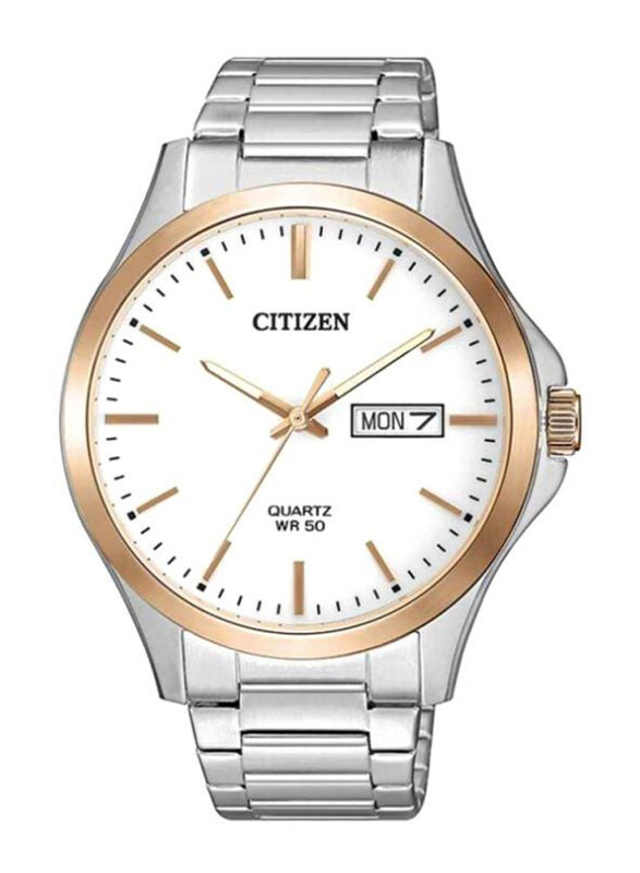 Citizen Analog Watch for Men with Stainless Steel Band, Water Resistant, BF2006-86A, Silver-White
Citizen Analog Watch for Men with Stainless Steel Band, Water Resistant, BF2006-86A, Silver-White