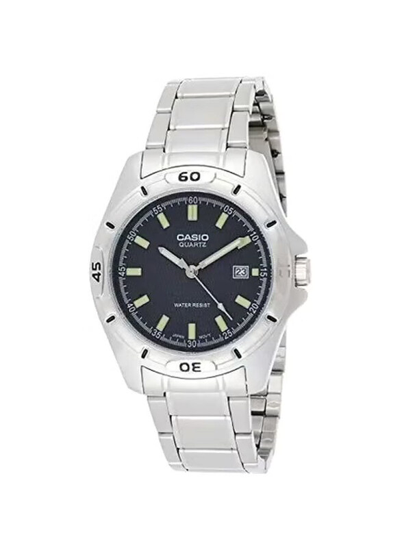 Casio Analog Watch for Men with Stainless Steel Band, Water Resistant, MTP-1244D-8ADF, Silver-Black
Casio Analog Watch for Men with Stainless Steel Band, Water Resistant, MTP-1244D-8ADF, Silver-Black
