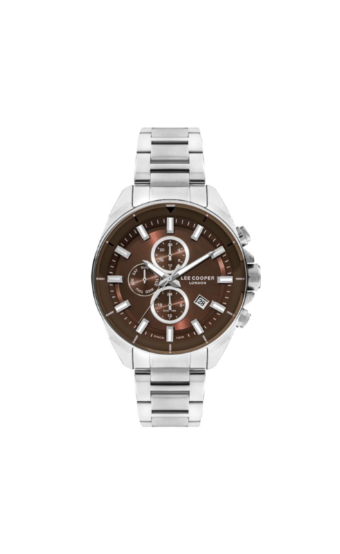 Lee Cooper Analog Watch for Men with Stainless Steel Band, Water Resistant and Chronograph, LC07830.340, Silver-Brown
Lee Cooper Analog Watch for Men with Stainless Steel Band, Water Resistant and Chronograph, LC07830.340, Silver-Brown