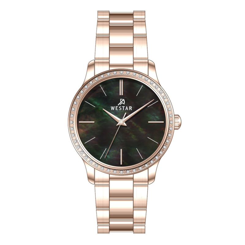 Westar Analog Watch for Women with Stainless Steel Band, Water Resistant, 00136PPN613, Gold-Black
Westar Analog Watch for Women with Stainless Steel Band, Water Resistant, 00136PPN613, Gold-Black
