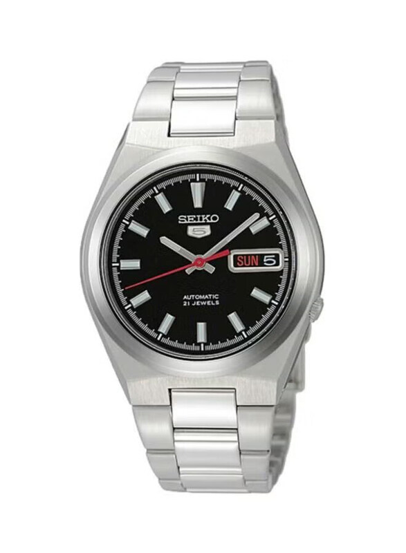 Seiko Analog Watch for Men with Stainless Steel Band, Water Resistant, SNKC55J, Silver-Black
Seiko Analog Watch for Men with Stainless Steel Band, Water Resistant, SNKC55J, Silver-Black