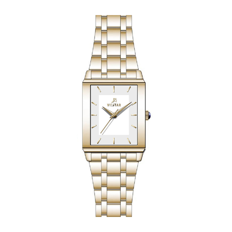 Westar Analog Watch for Women with Stainless Steel Band, Water Resistant, EX6593GPN101, Gold-White
Westar Analog Watch for Women with Stainless Steel Band, Water Resistant, EX6593GPN101, Gold-White