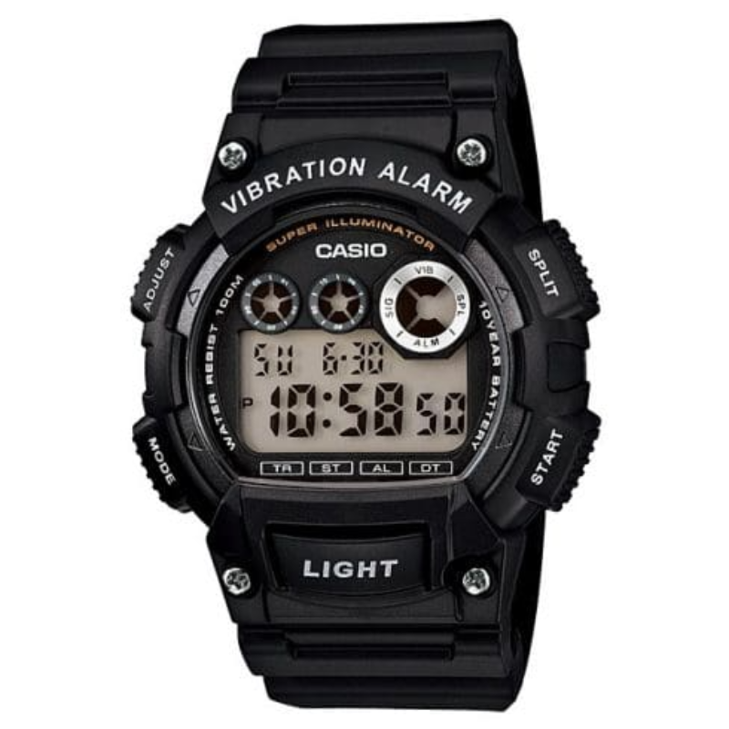 Casio Standard Series Digital Watch for Men with Rubber Band, Water Resistant, W-735H-1AVDF, Black-Black
Casio Standard Series Digital Watch for Men with Rubber Band, Water Resistant, W-735H-1AVDF, Black-Black