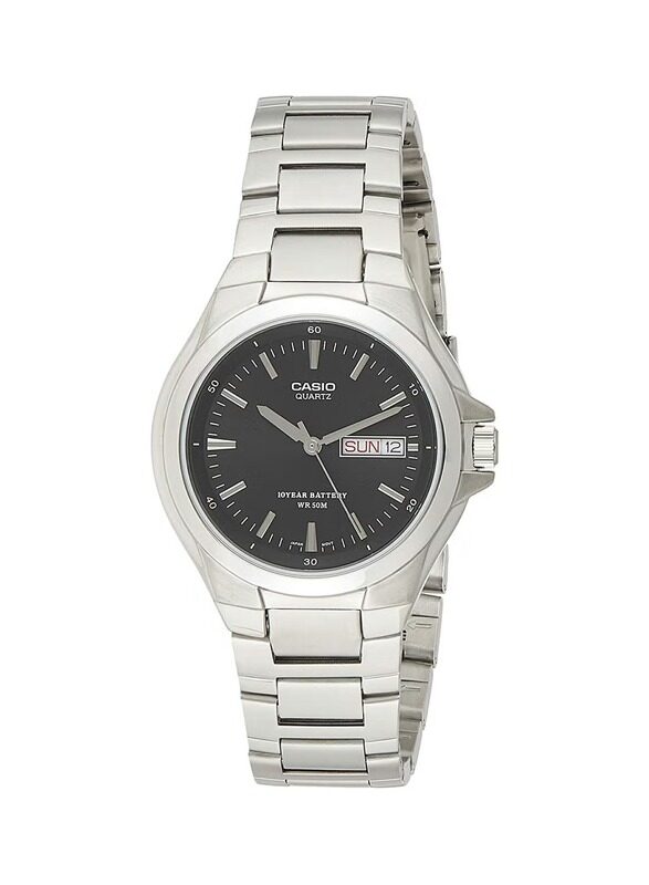 Casio Quartz Analog Watch for Men with Stainless Steel Band, Water Resistant, MTP-1228D-1AVDF, Silver-Black
Casio Quartz Analog Watch for Men with Stainless Steel Band, Water Resistant, MTP-1228D-1AVDF, Silver-Black