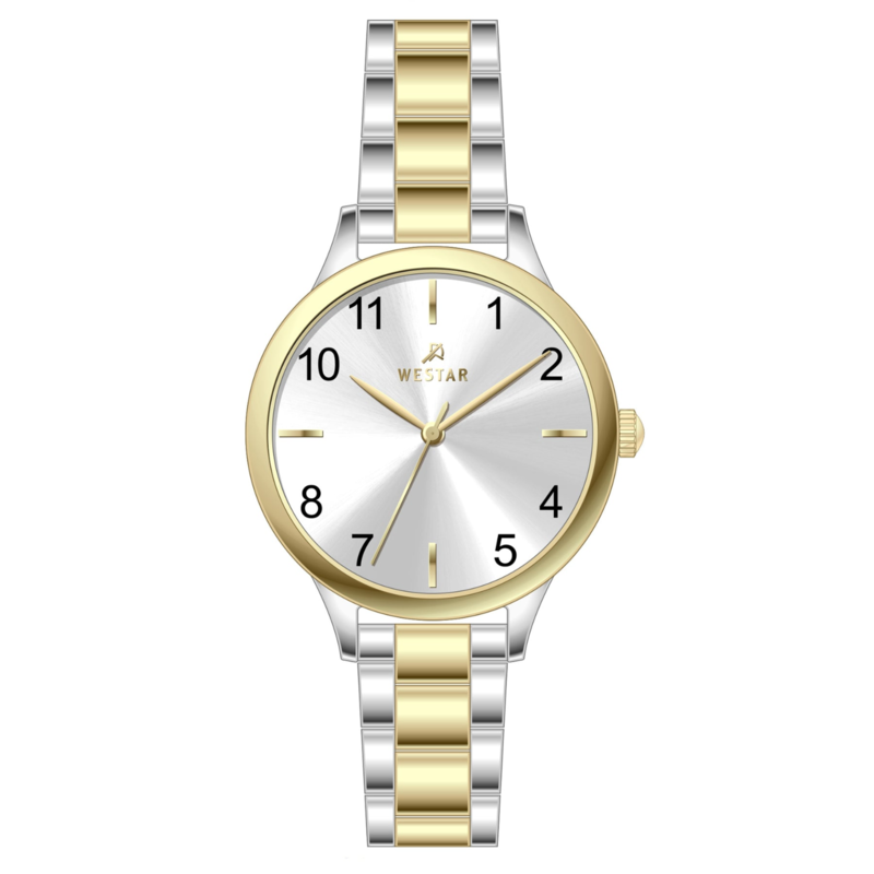 Westar Analog Watch for Women with Stainless Steel Band, Water Resistant, 00162CBN107, Multicolour-Silver
Westar Analog Watch for Women with Stainless Steel Band, Water Resistant, 00162CBN107, Multicolour-Silver