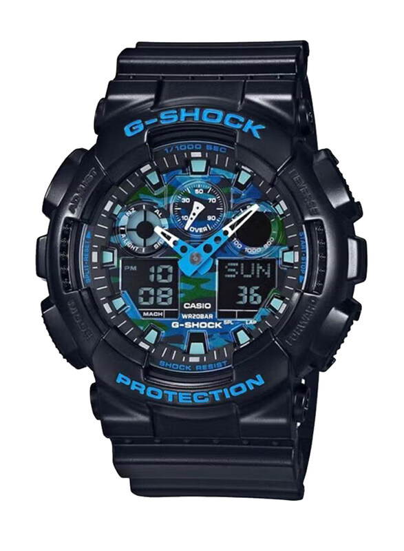 G-Shock Analog + Digital Watch for Men with Resin Band, Water Resistant, GA-100CB-1A, Black
G-Shock Analog + Digital Watch for Men with Resin Band, Water Resistant, GA-100CB-1A, Black