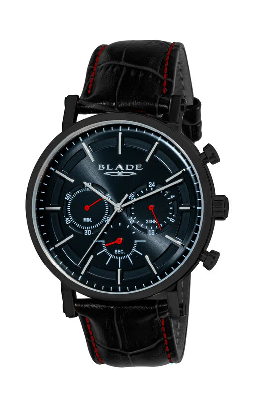 BLADE Horizon Imprint 3678G1NNN SS Case & Leather Strap Chronograph Men's Watch
BLADE Horizon Imprint 3678G1NNN SS Case & Leather Strap Chronograph Men's Watch
