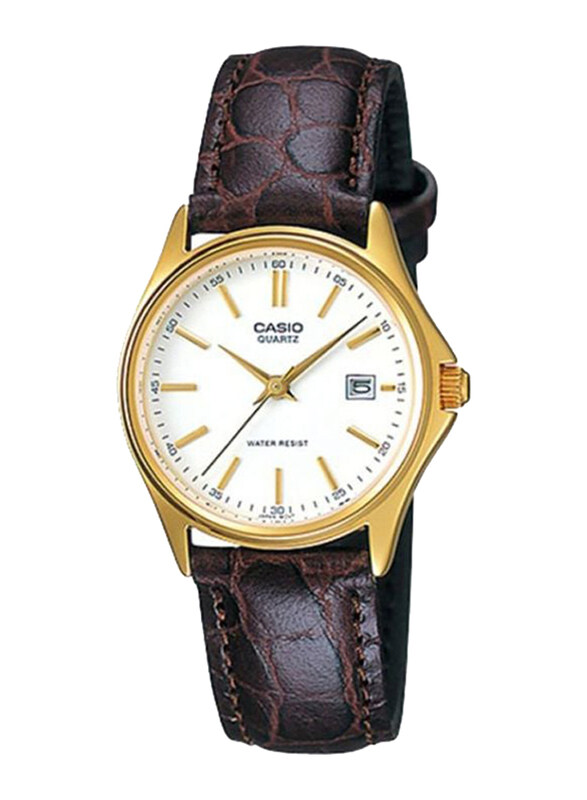 Casio Enticer Analog Wrist Watch for Men with Leather Band, Water Resistant, LTP-1183Q-7A, Brown-White
Casio Enticer Analog Wrist Watch for Men with Leather Band, Water Resistant, LTP-1183Q-7A, Brown-White