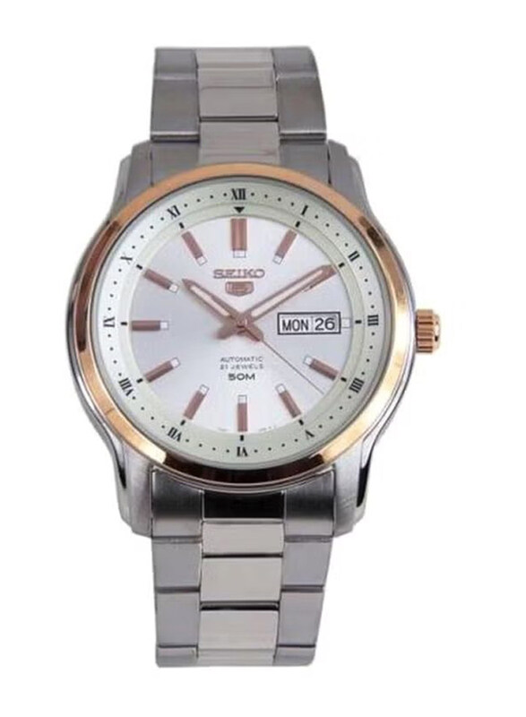 Seiko Analog Watch for Men with Stainless Steel Band, Water Resistant and Chronograph, SNKP12J1, Silver-White
Seiko Analog Watch for Men with Stainless Steel Band, Water Resistant and Chronograph, SNKP12J1, Silver-White