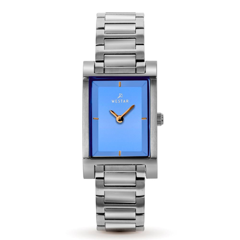 Westar Analog Watch for Women with Stainless Steel Band, Water Resistant, 00141STN604, Silver-Blue
Westar Analog Watch for Women with Stainless Steel Band, Water Resistant, 00141STN604, Silver-Blue