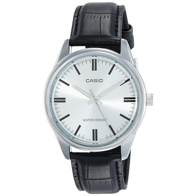 Casio Enticer Analog Watch for Men with Leather Band, Water Resistant, MTP-V005L-7AUDF, Black-White
Casio Enticer Analog Watch for Men with Leather Band, Water Resistant, MTP-V005L-7AUDF, Black-White