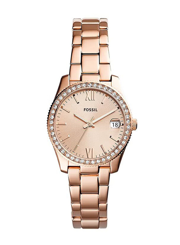 Fossil Analog Watch for Women with Metal Band, Water Resistant, ES4318, Rose Gold-Rose Gold
Fossil Analog Watch for Women with Metal Band, Water Resistant, ES4318, Rose Gold-Rose Gold