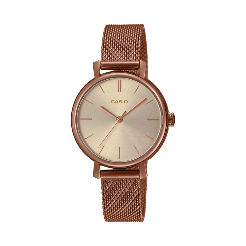 Casio Analog Watch for Women with Stainless Steel Band, Water Resistant, LTP-2024VMR-9CDR, Copper-Bronze
Casio Analog Watch for Women with Stainless Steel Band, Water Resistant, LTP-2024VMR-9CDR, Copper-Bronze