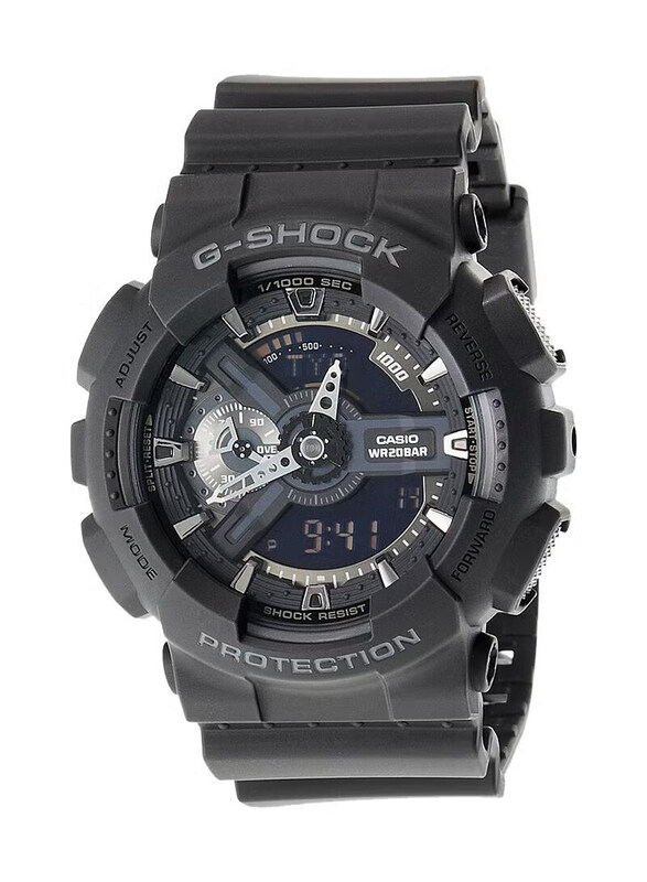 Casio G-Shock Analog + Digital Quartz Watch for Men with Rubber Band, Water Resistant, GA-110-1BDR, Black
Casio G-Shock Analog + Digital Quartz Watch for Men with Rubber Band, Water Resistant, GA-110-1BDR, Black