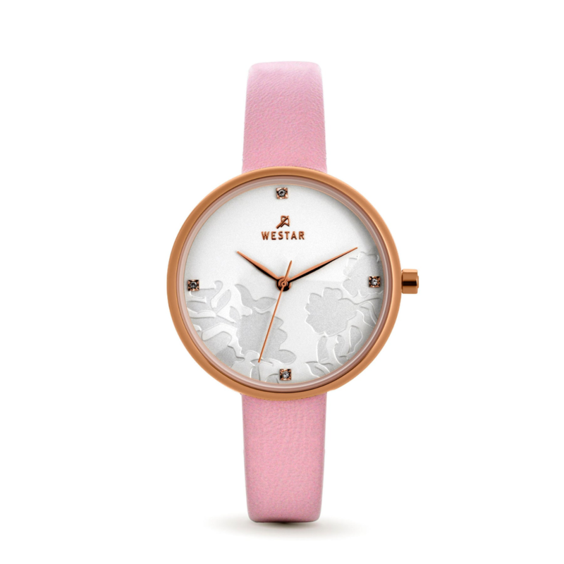 Westar Analog Watch for Women with Leather Band, Water Resistant, 00153PPN691, Pink-White
Westar Analog Watch for Women with Leather Band, Water Resistant, 00153PPN691, Pink-White