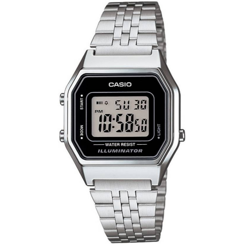 Casio Vintage Series Digital Unisex Watch with Stainless Steel Band, Water Resistant, LA680WA-1DF, Silver-Grey
Casio Vintage Series Digital Unisex Watch with Stainless Steel Band, Water Resistant, LA680WA-1DF, Silver-Grey