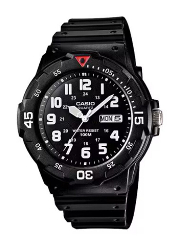 Casio Analog Watch for Men with Resin Band, Water Resistant, MRW-200H-1BVDF, Black-Black
Casio Analog Watch for Men with Resin Band, Water Resistant, MRW-200H-1BVDF, Black-Black