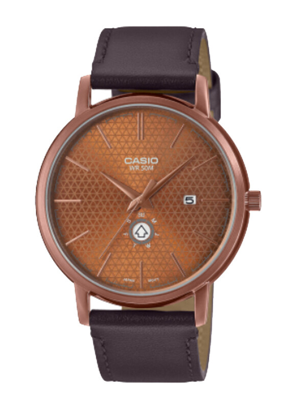 Casio Enticer Men Analog Watch for Men with Leather Band, Water Resistant, MTP-B125RL-5AVDF, Brown-Brown
Casio Enticer Men Analog Watch for Men with Leather Band, Water Resistant, MTP-B125RL-5AVDF, Brown-Brown