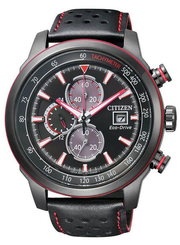 Citizen Analog Watch for Men with Leather Band, Water Resistant, CTZQTZ-CA0576-08E, Black
Citizen Analog Watch for Men with Leather Band, Water Resistant, CTZQTZ-CA0576-08E, Black