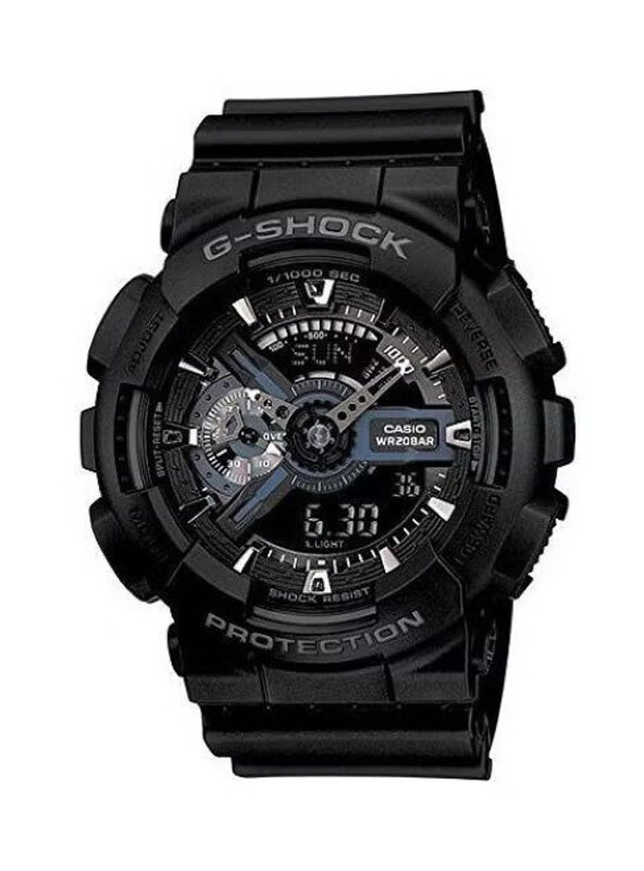 Casio G-Shock Analog + Digital Quartz Watch for Men with Resin Band, Water Resistant, GA-110-1BD, Black
Casio G-Shock Analog + Digital Quartz Watch for Men with Resin Band, Water Resistant, GA-110-1BD, Black