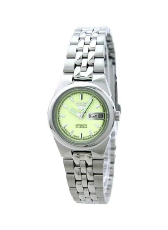Seiko Analog Watch for Women with Stainless Steel Band, Water Resistant, SYMG57J1, Silver-Green
Seiko Analog Watch for Women with Stainless Steel Band, Water Resistant, SYMG57J1, Silver-Green