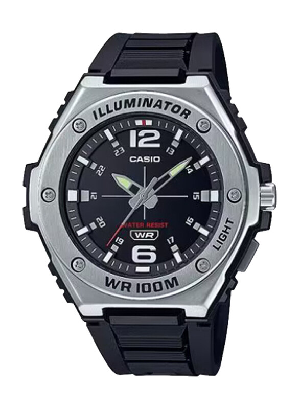 Casio Youth Series Analog Watch for Men with Plastic Band, Water Resistant, MWA-100H-1AVDF, Black-White
Casio Youth Series Analog Watch for Men with Plastic Band, Water Resistant, MWA-100H-1AVDF, Black-White