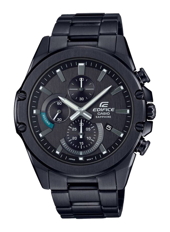 Casio Edifice Analog Watch for Men with Stainless Steel Band, Water Resistant and Chronograph, EFR-S567DC-1AVUDF, Black-Black
Casio Edifice Analog Watch for Men with Stainless Steel Band, Water Resistant and Chronograph, EFR-S567DC-1AVUDF, Black-Black