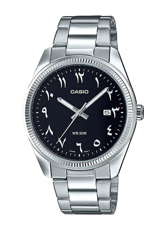 Casio Analog Wrist Watch for Men with Stainless Steel Band, Water Resistant, MTP-1302D-1B3, Silver-Black
Casio Analog Wrist Watch for Men with Stainless Steel Band, Water Resistant, MTP-1302D-1B3, Silver-Black