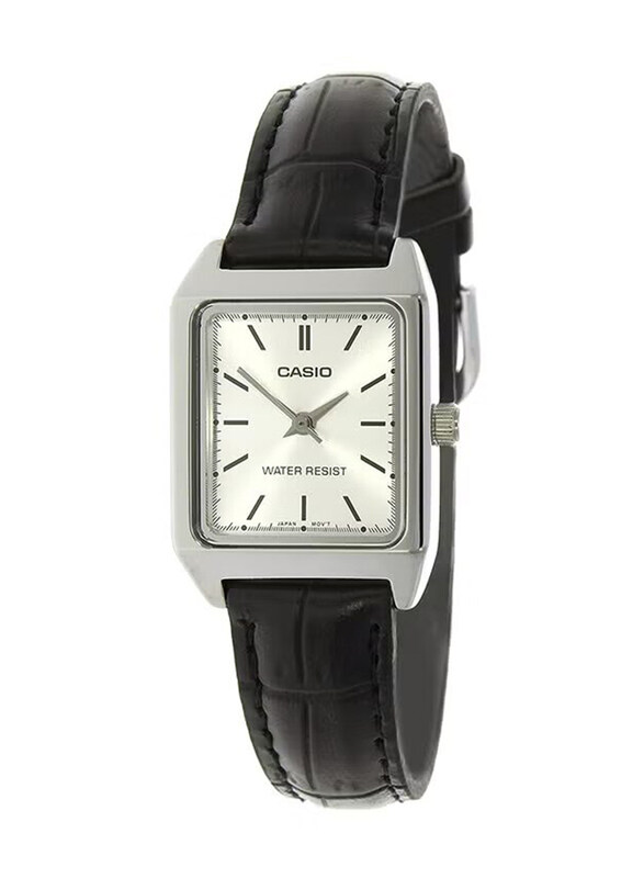 Casio Dress Analog Watch for Women with Leather Band, Water Resistant, LTP-V007L-7E1UDF, Black-Silver
Casio Dress Analog Watch for Women with Leather Band, Water Resistant, LTP-V007L-7E1UDF, Black-Silver