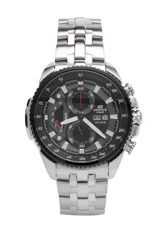 Casio Analog Watch for Men with Stainless Steel Band, Water Resistant and Chronograph, EF-558D-1AVDF, Silver-Black
Casio Analog Watch for Men with Stainless Steel Band, Water Resistant and Chronograph, EF-558D-1AVDF, Silver-Black