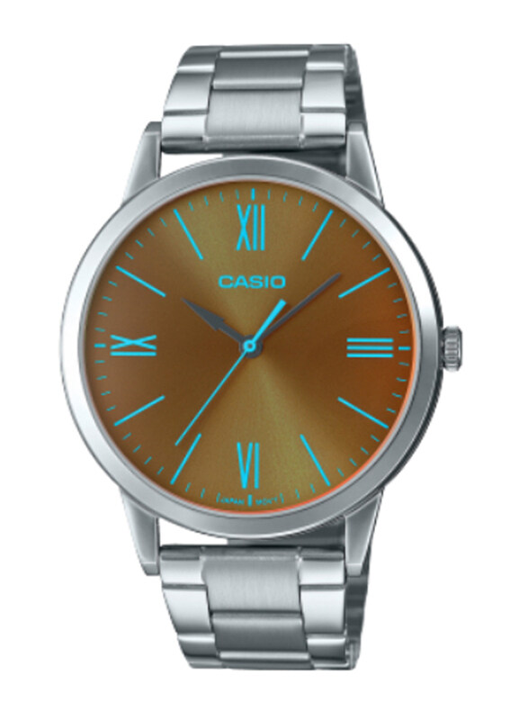 Casio Enticer Men Analog Watch for Men with Stainless Steel Band, Water Resistant, MTP-E600D-1BDF, Silver-Brown
Casio Enticer Men Analog Watch for Men with Stainless Steel Band, Water Resistant, MTP-E600D-1BDF, Silver-Brown
