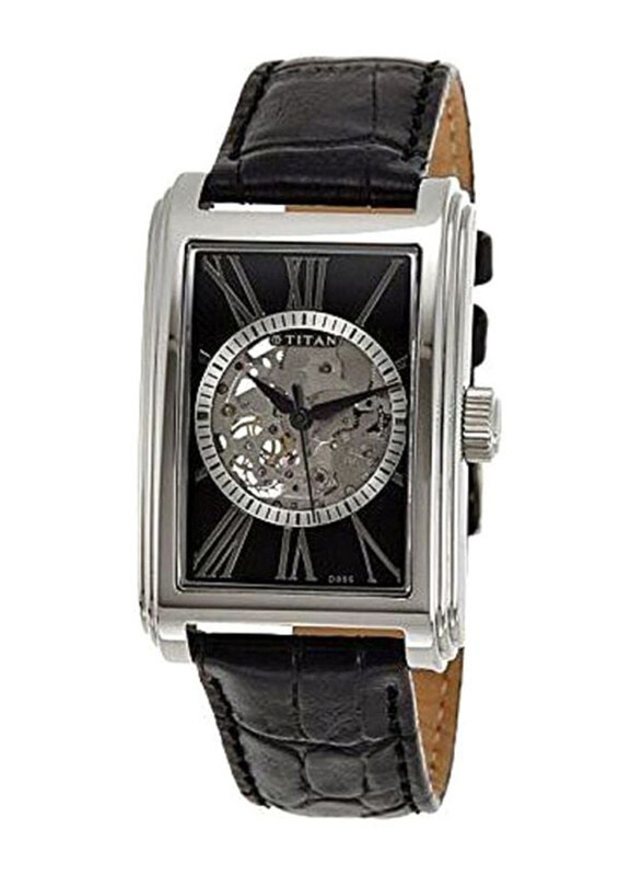 Titan Elegant Analog Wrist Watch for Men with Leather Band, 9340SL01, Black-Grey
Titan Elegant Analog Wrist Watch for Men with Leather Band, 9340SL01, Black-Grey