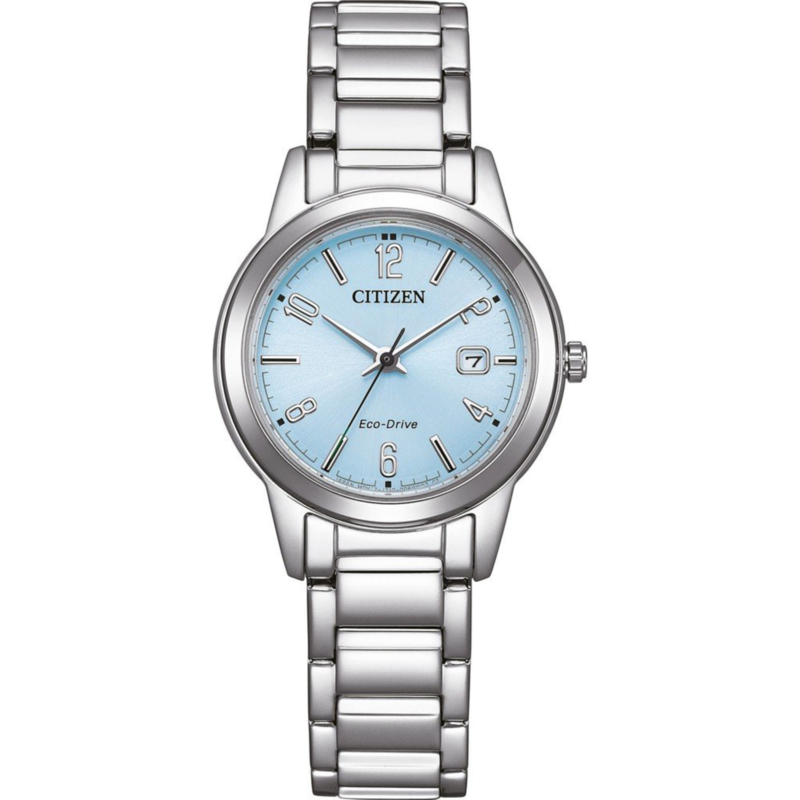 Citizen Analog Watch for Women with Stainless Steel Band, Water Resistant, FE1241-71L, Silver-Blue
Citizen Analog Watch for Women with Stainless Steel Band, Water Resistant, FE1241-71L, Silver-Blue