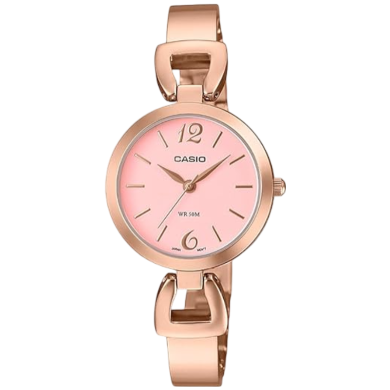 Casio Enticer Analog Watch for Women with Stainless Steel Band, Water Resistant, LTP-E402PG-4AVDF, Rose Gold-Pink
Casio Enticer Analog Watch for Women with Stainless Steel Band, Water Resistant, LTP-E402PG-4AVDF, Rose Gold-Pink