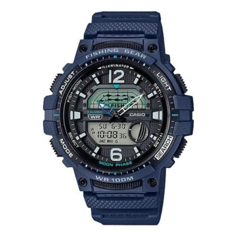 Casio Analog/Digital Watch for Men with Resin Band, Water Resistant, WSC-1250H-2AVDF, Blue-Transparent
Casio Analog/Digital Watch for Men with Resin Band, Water Resistant, WSC-1250H-2AVDF, Blue-Transparent