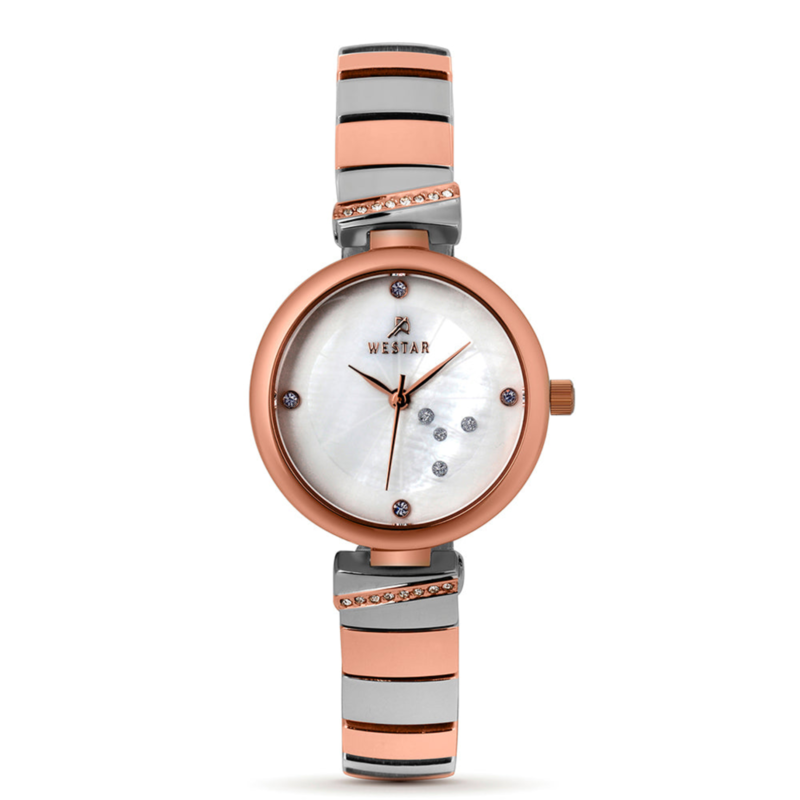 Westar Analog Watch for Women with Stainless Steel Band, Water Resistant, 00147SPN611, Rose Gold-White
Westar Analog Watch for Women with Stainless Steel Band, Water Resistant, 00147SPN611, Rose Gold-White