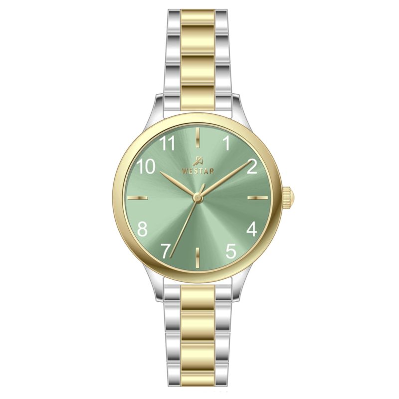 Westar Analog Watch for Women with Stainless Steel Band, Water Resistant, 00162CBN105, Multicolour-Green
Westar Analog Watch for Women with Stainless Steel Band, Water Resistant, 00162CBN105, Multicolour-Green