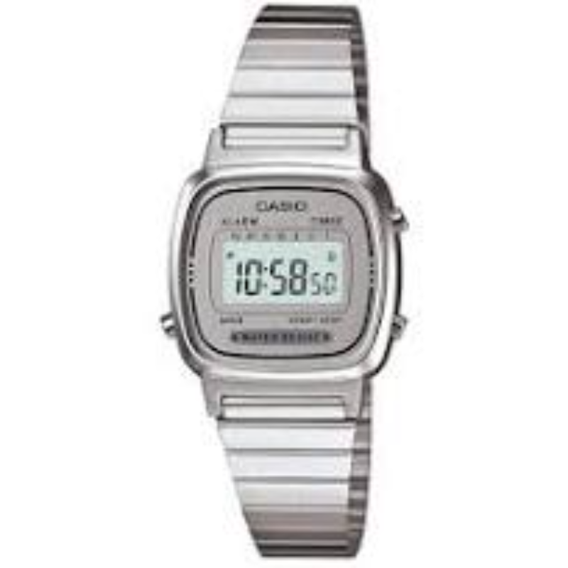Casio Vintage Series Digital Watch for Women with Stainless Steel Band, Water Resistant, LA670WA-7DF, Silver-Silver
Casio Vintage Series Digital Watch for Women with Stainless Steel Band, Water Resistant, LA670WA-7DF, Silver-Silver