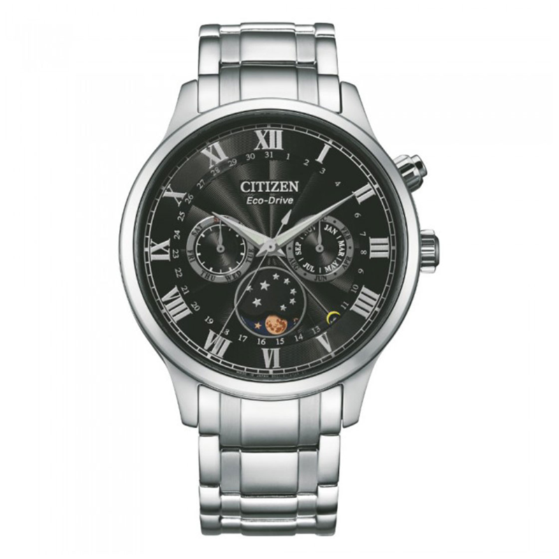 Citizen Analog Watch for Men with Stainless Steel Band, Water Resistant and Chronograph, AP1050-81E, Silver-Black
Citizen Analog Watch for Men with Stainless Steel Band, Water Resistant and Chronograph, AP1050-81E, Silver-Black