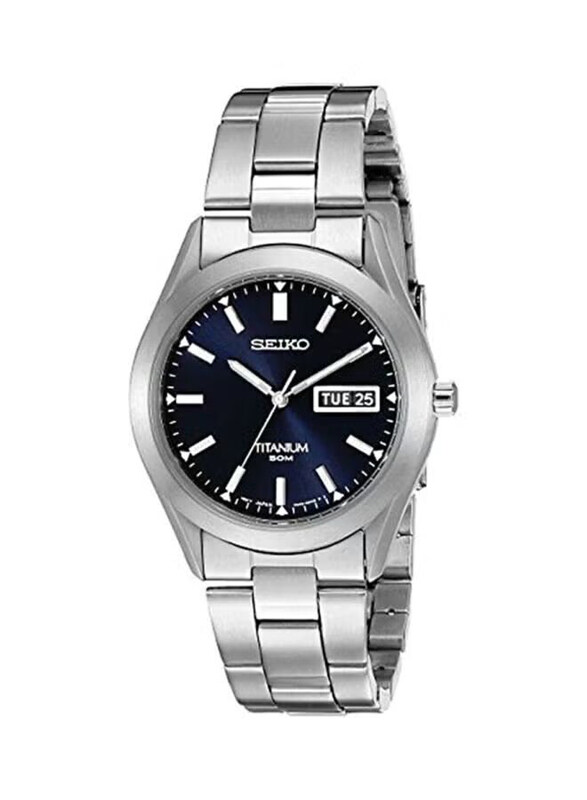 Seiko Analog Watch for Men with Stainless Steel Band, Water Resistant, SGG605, Silver-Blue
Seiko Analog Watch for Men with Stainless Steel Band, Water Resistant, SGG605, Silver-Blue