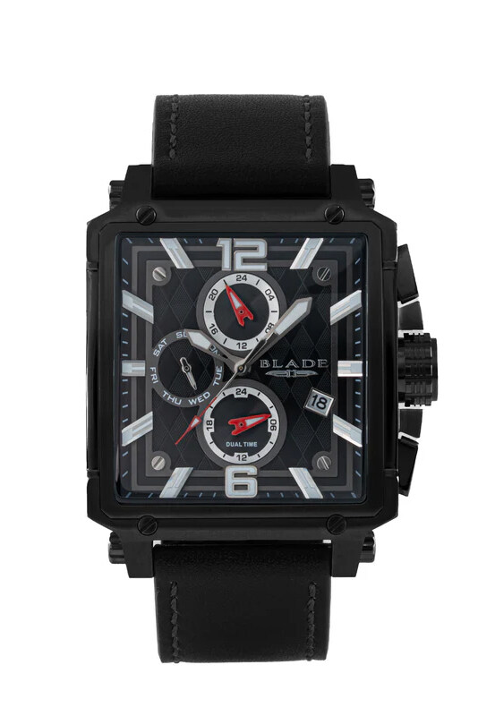BLADE Vertex Imprint 3690G1NNN SS Case & Leather Strap Multifunction Men's Watch
BLADE Vertex Imprint 3690G1NNN SS Case & Leather Strap Multifunction Men's Watch