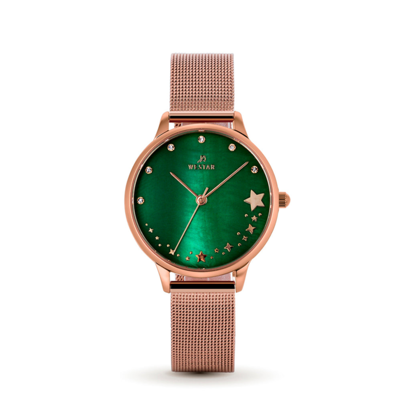 Westar Analog Watch for Women with Stainless Steel Band, Water Resistant, 00160PPN615, Rose Gold-Green
Westar Analog Watch for Women with Stainless Steel Band, Water Resistant, 00160PPN615, Rose Gold-Green