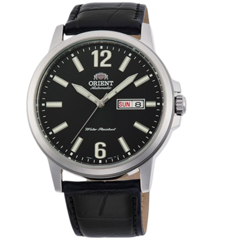 Orient Analog Watch for Men with Leather Band, Water Resistant, OW-RAAA0C04, Black-Black
Orient Analog Watch for Men with Leather Band, Water Resistant, OW-RAAA0C04, Black-Black