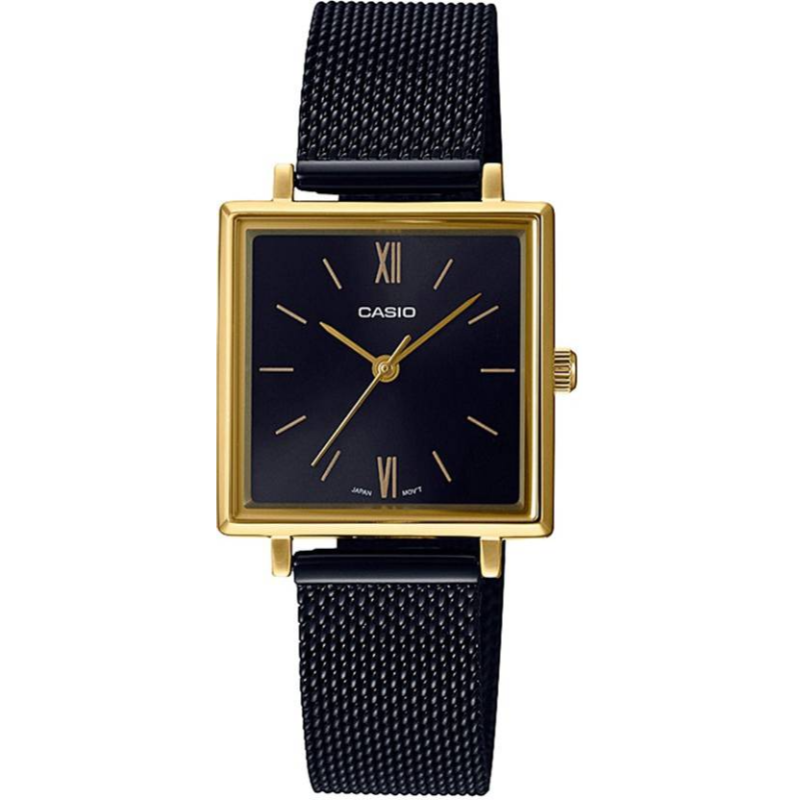 Casio Analog Watch for Women with Stainless Steel Band, Water Resistant, LTP-E155MGB-1BDF, Black-Black
Casio Analog Watch for Women with Stainless Steel Band, Water Resistant, LTP-E155MGB-1BDF, Black-Black